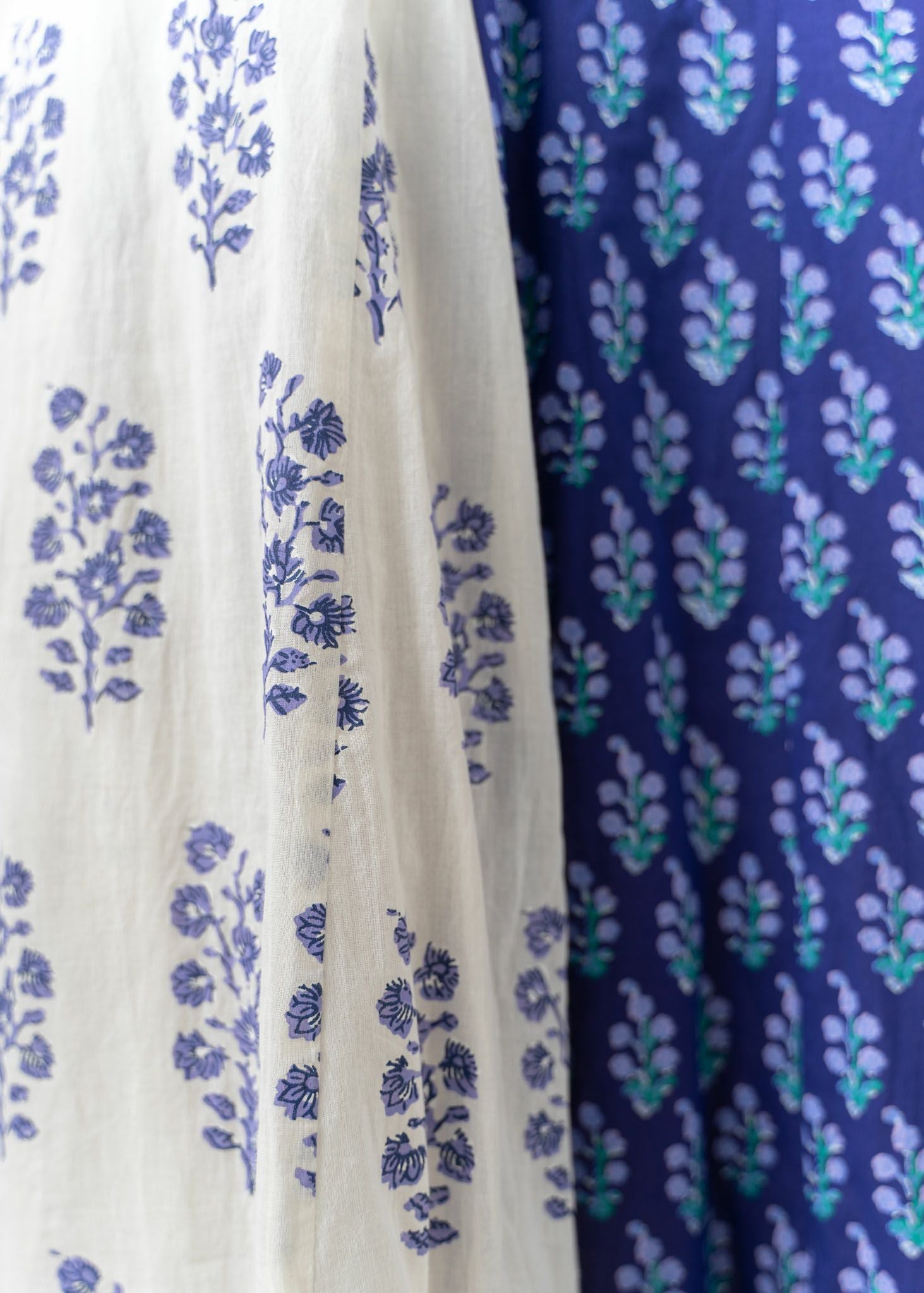 Cotton Voile Ethnic Combination Print Panel Dress | Pasand by ne 
