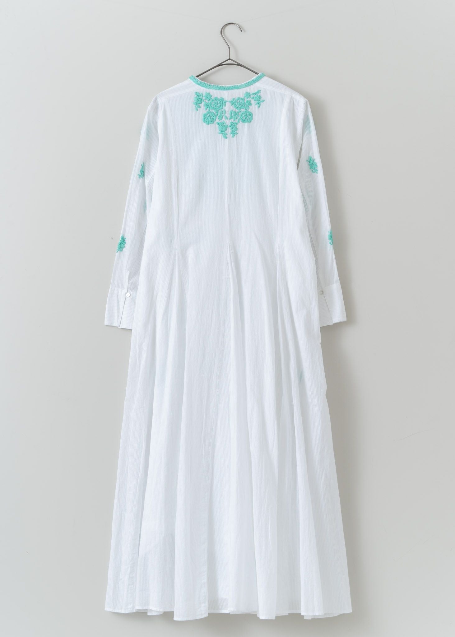 Chikan Embroidery Panel Dress