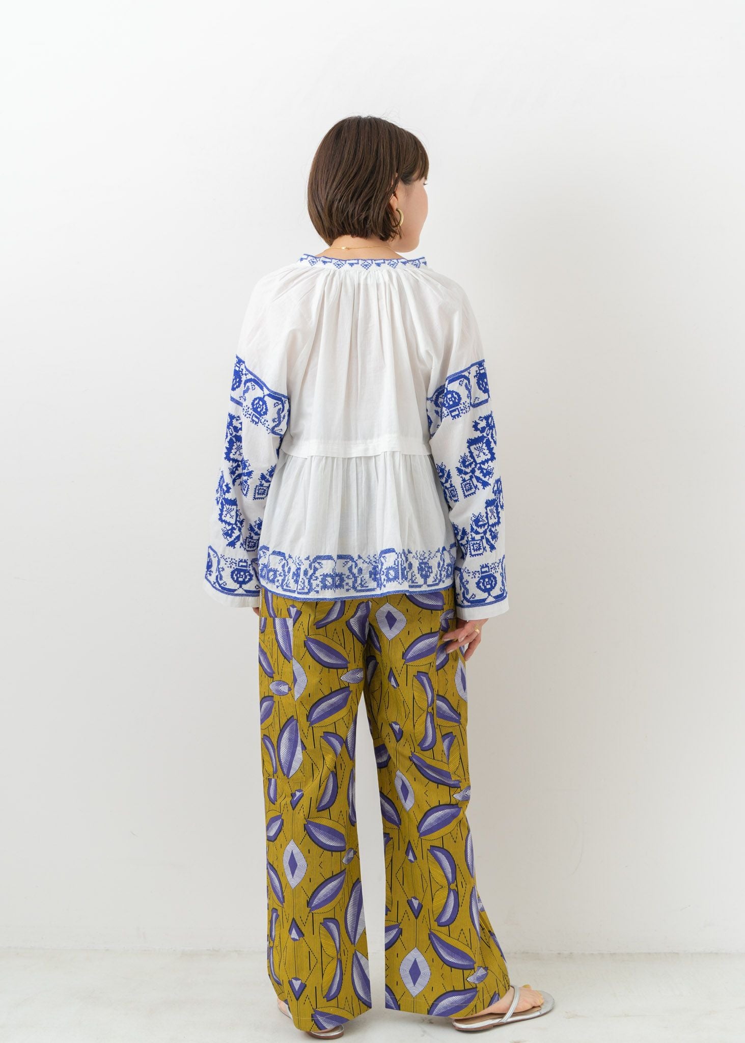 Cotton Layerd Embroidery Top