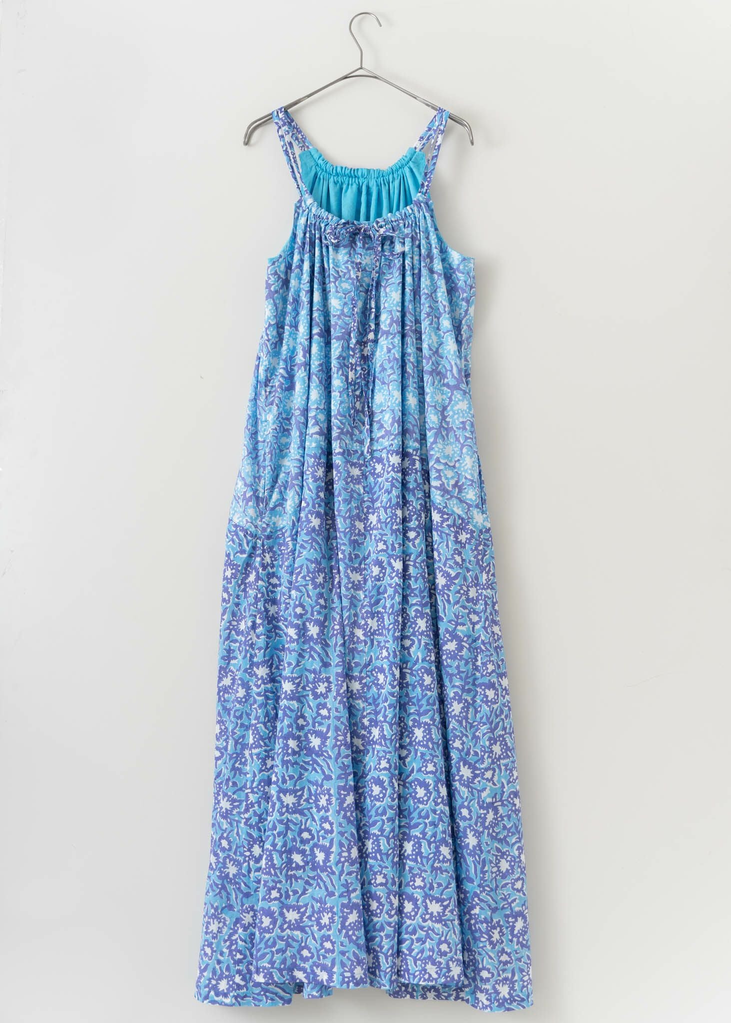Cotton Block Flower Print Cami Dress | Pasand by ne Quittez pas 