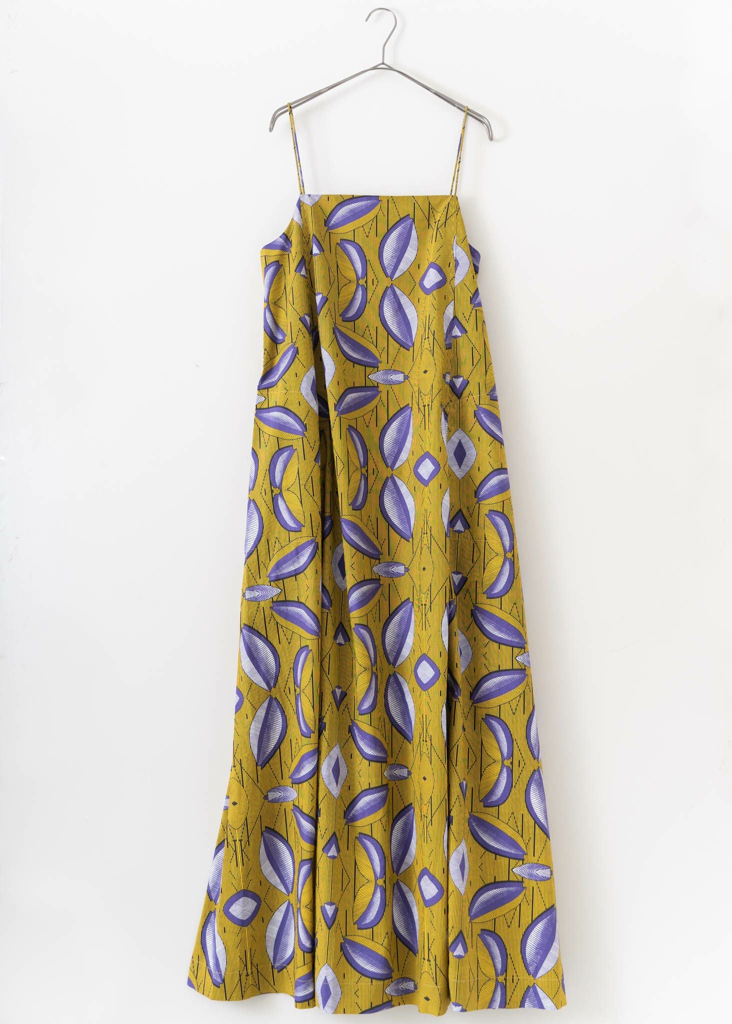 Cotton African Print Nosleeve Dress