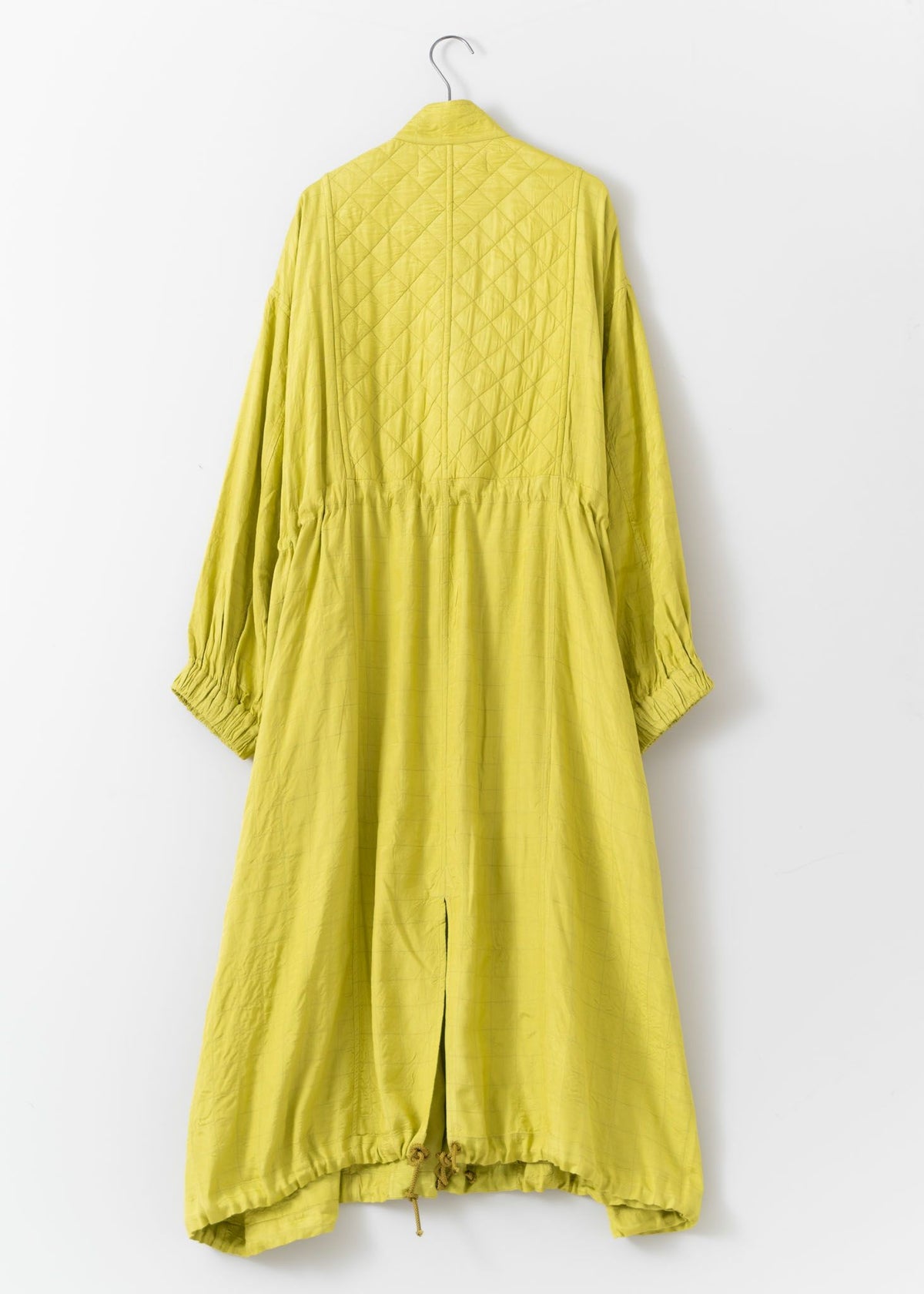 Square Stitch Long Coat