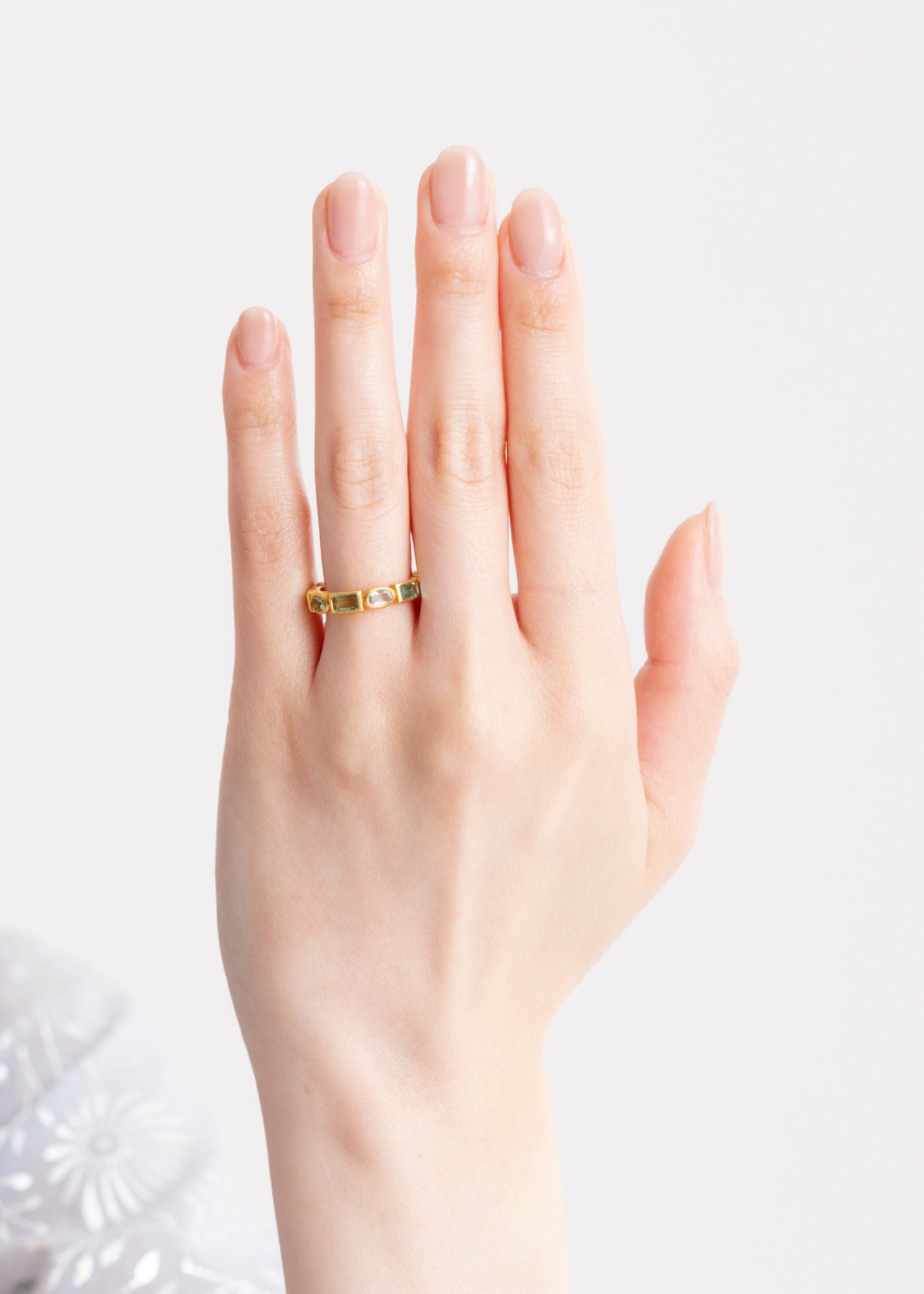 Multi Stones Eternity Ring | Pasand by ne Quittez pas | パサン 