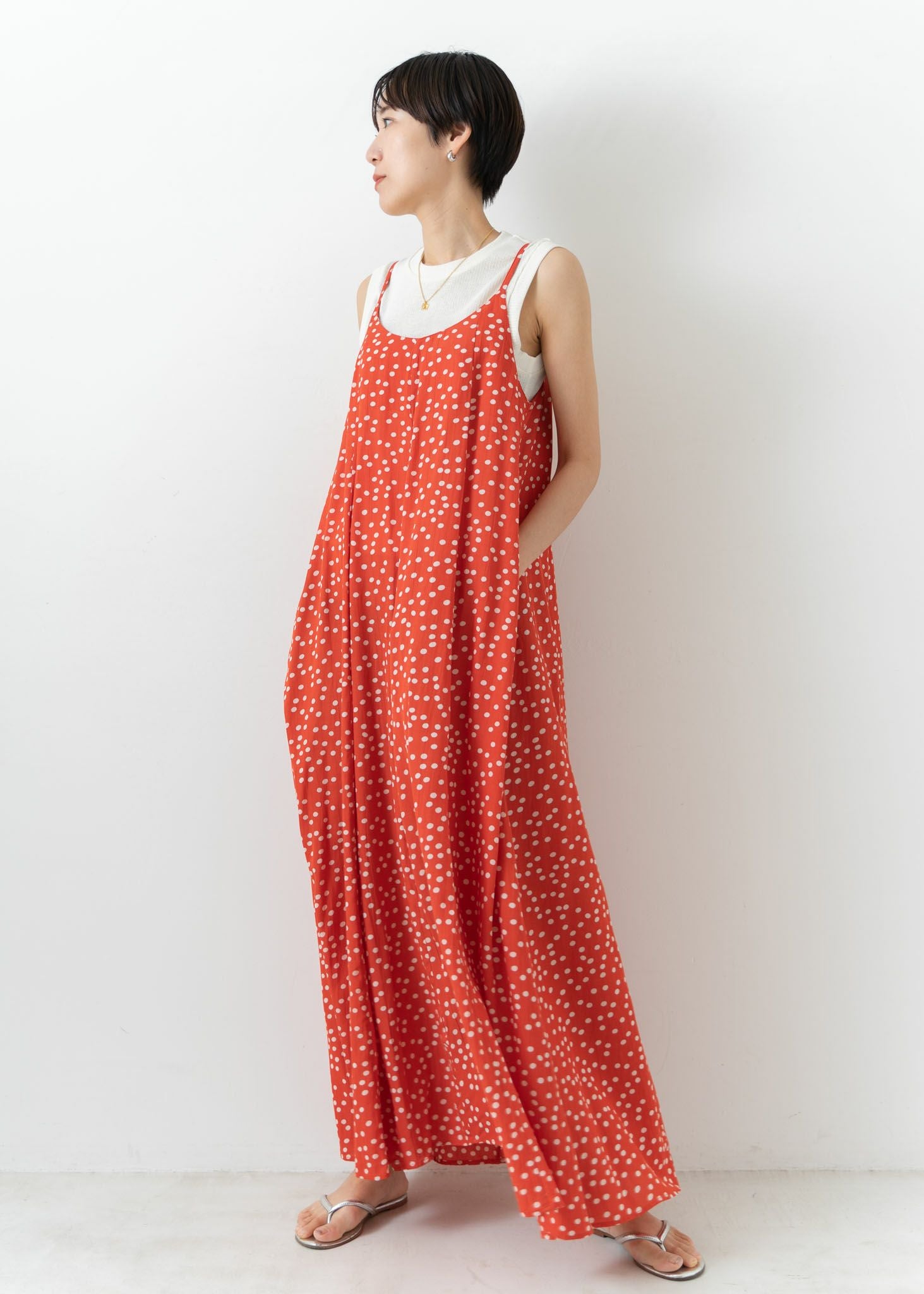 Crepey Natural Rib Tank Top | Pasand by ne Quittez pas | パサン 