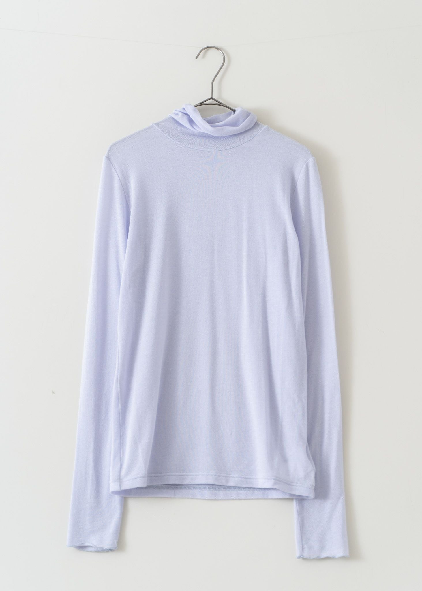 Sheer Tencel Cashmere Turtleneck