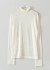 Sheer Tencel Cashmere Turtle Neck