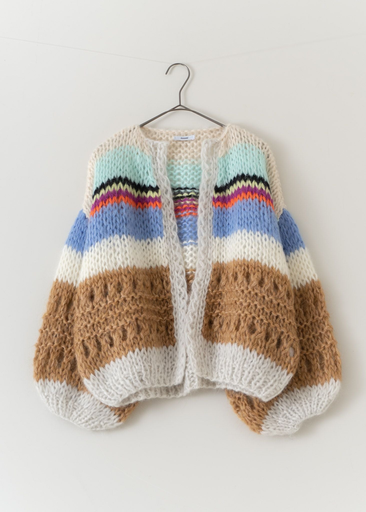 Stripe Galore Bomber Cardigan | Pasand by ne Quittez pas | パサン