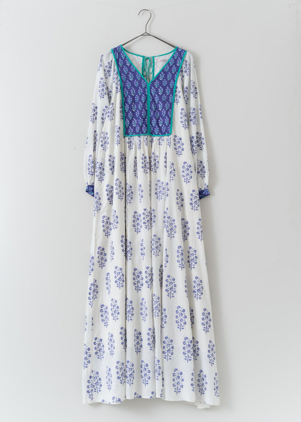 Cotton Voile Ethnic Combination Print Gather Dress | Pasand by ne 