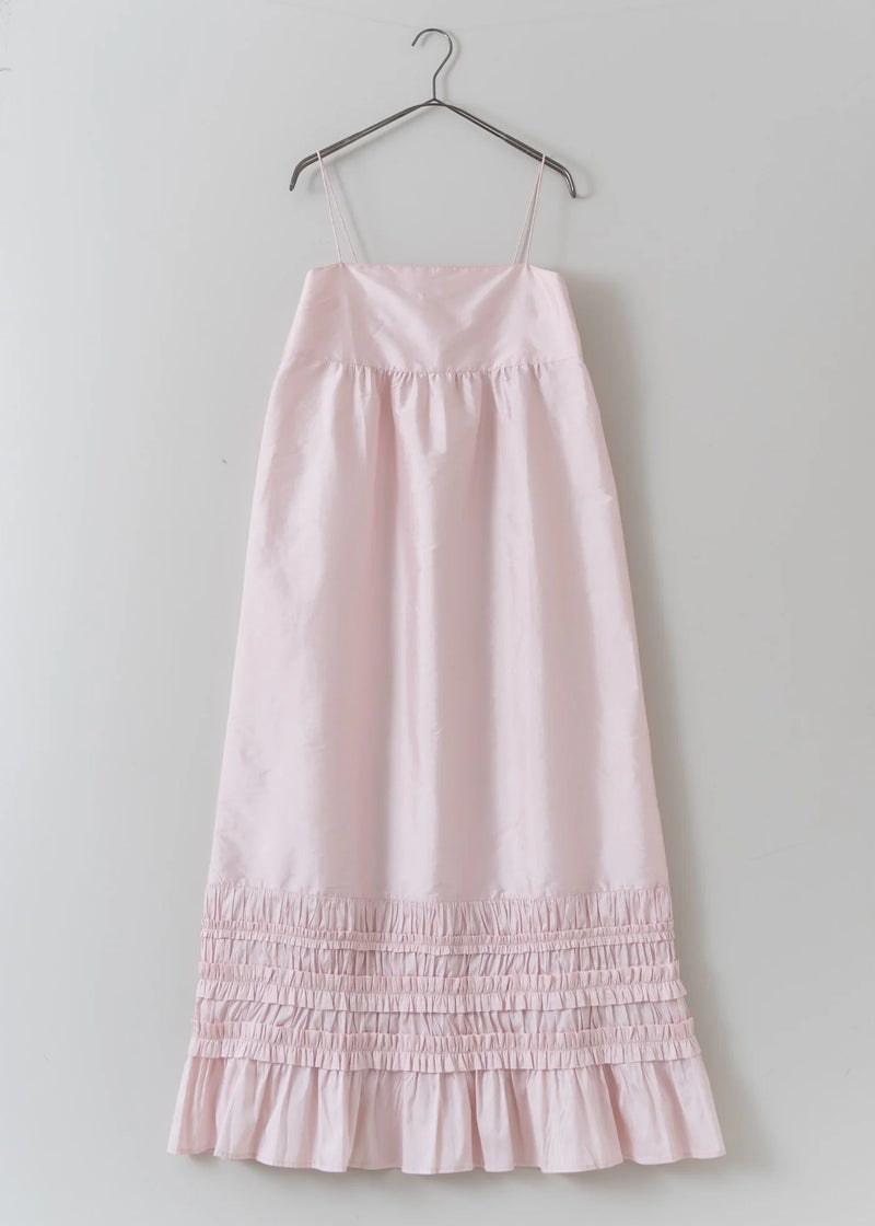 Poly Dupion Frill Cami Dress | Pasand by ne Quittez pas | パサン Poly Dupion Frill Cami Dress | Pasand by ne Quittez pas | パサン
