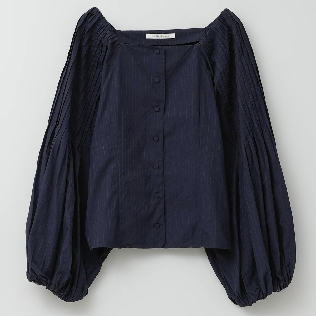 Poplin Tuck Sleeve Top | Pasand by ne Quittez pas | パサンドバイ 