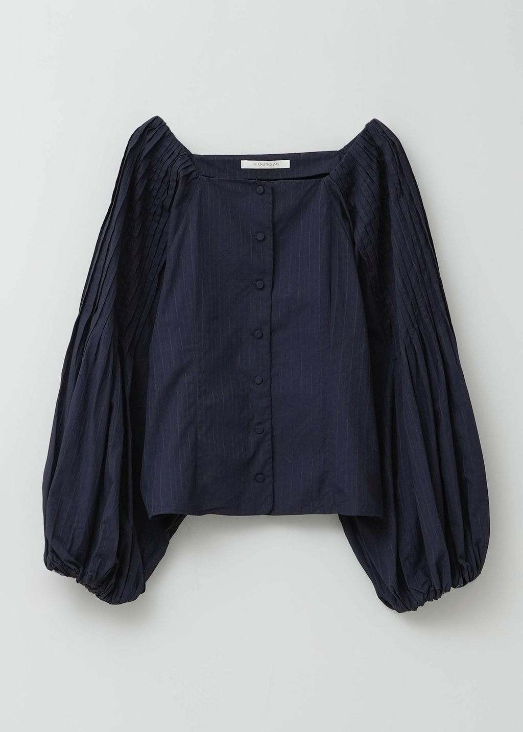 Poplin Tuck Sleeve Top | Pasand by ne Quittez pas | パサンドバイ 
