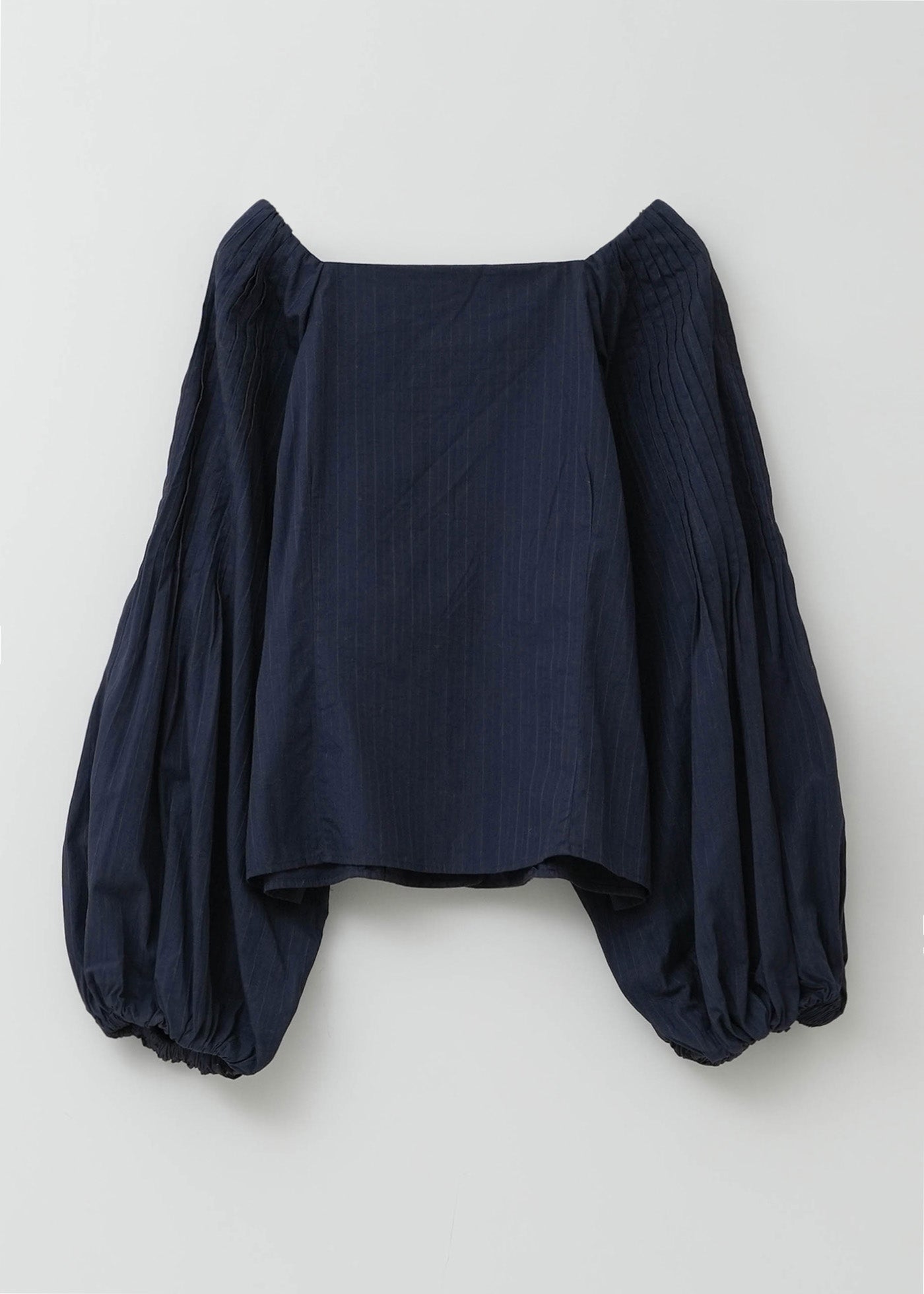Poplin Tuck Sleeve Top