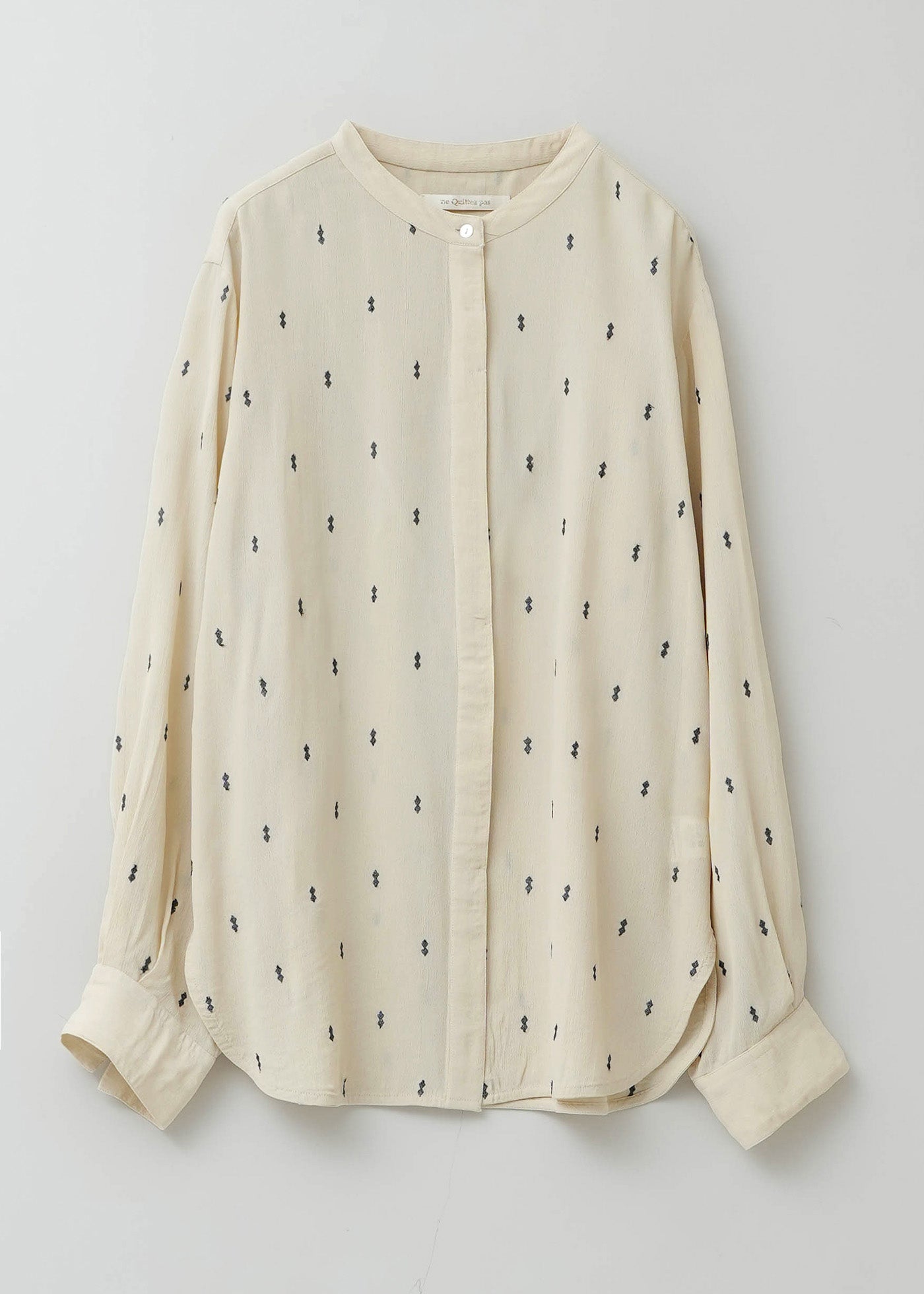 Moss Rayon Dia Embroidery Shirts