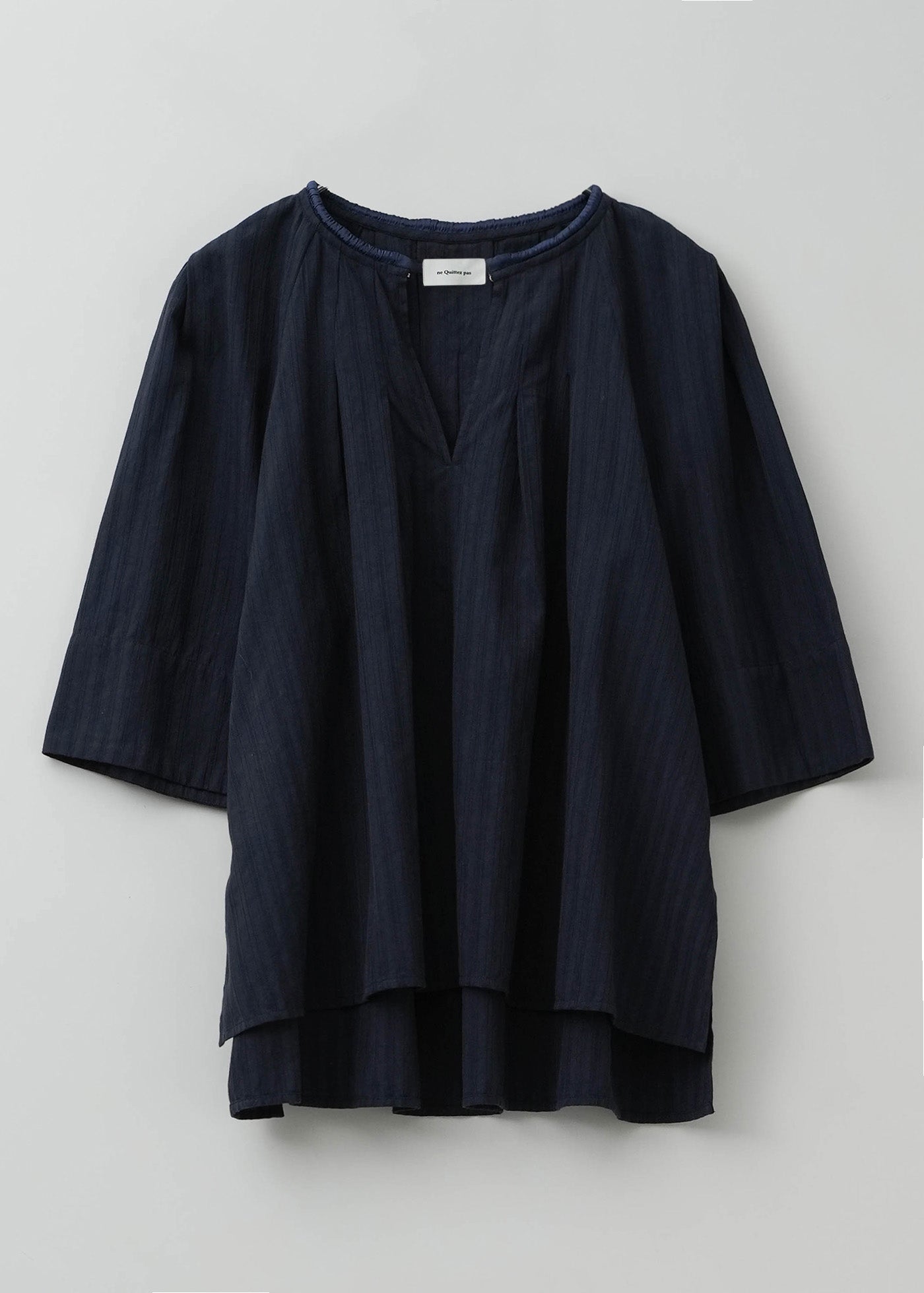Poplin Bow Tie Top | Pasand by ne Quittez pas | パサンドバイヌキテパ