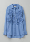 Cotton Frill Motif Shirts