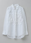 Cotton Frill Motif Shirts