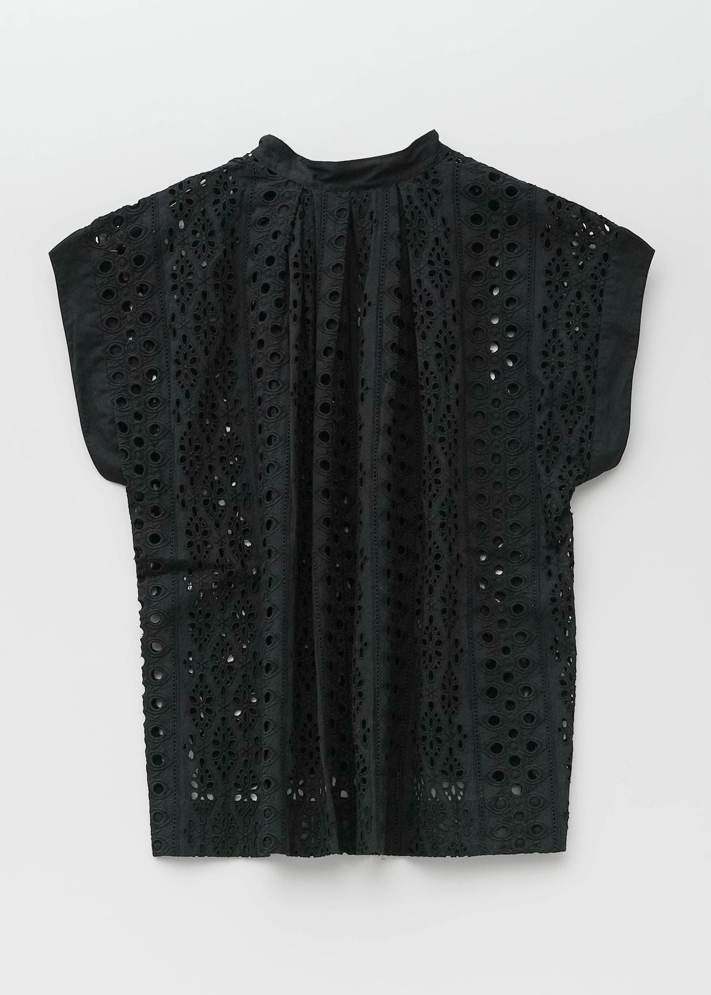 週末お値下げ＊ヌキテパ＊Chikan Embroidery Blouseブラウス 6/10 10時発売】Border Hemla French Sleeve Blouse | Pasand by ne