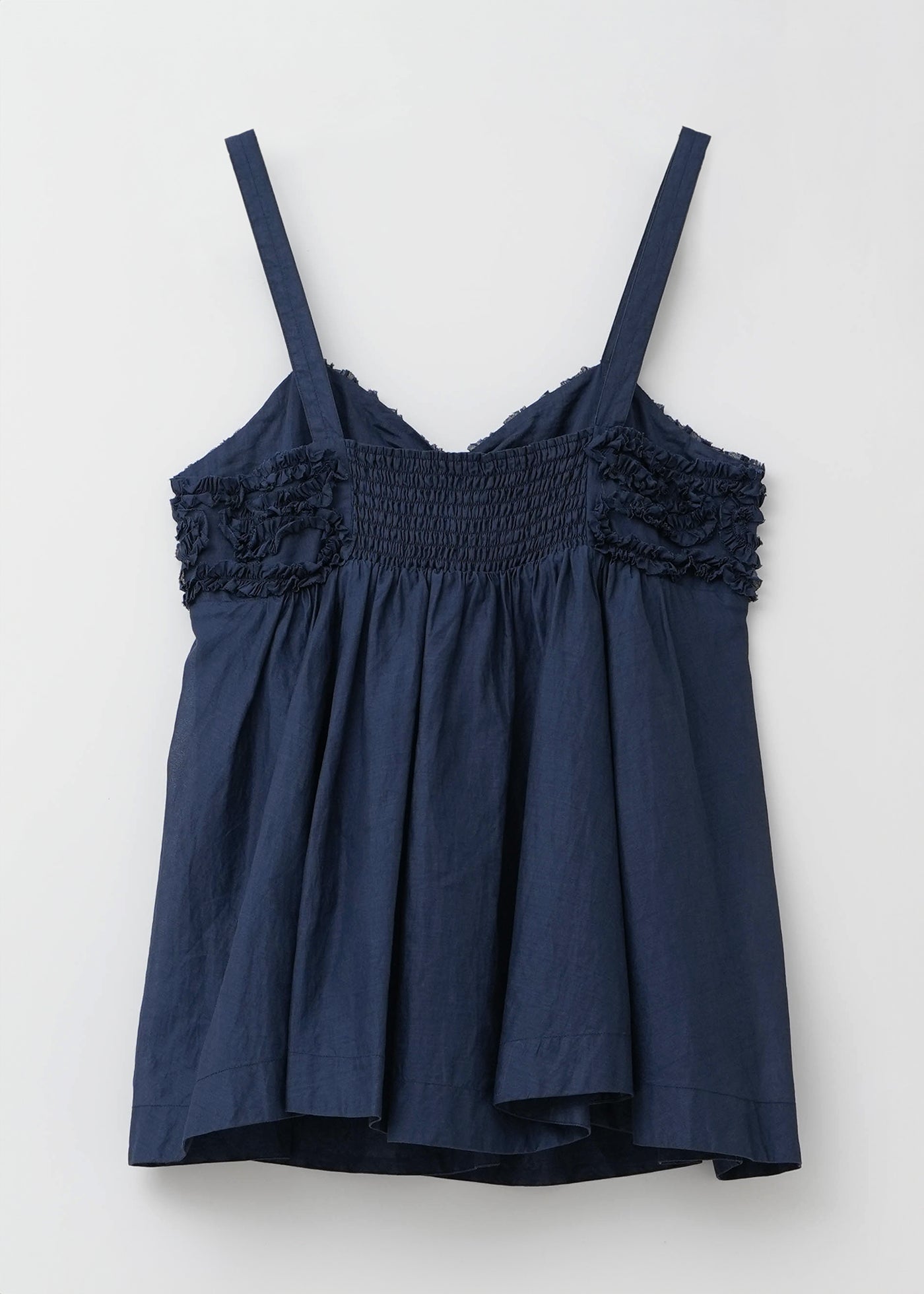 Cotton Organza Frilled Cami Top