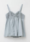 Cotton Organza Frilled Cami Top