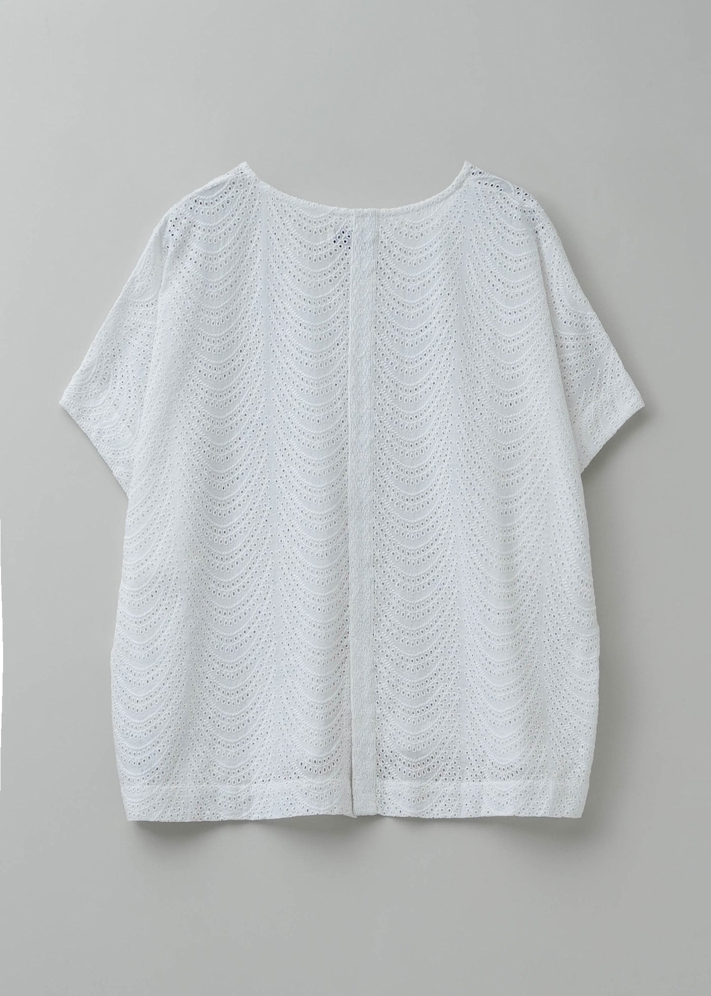 【6月上旬お届け予定】Cotton Voile Neem Cifre Embroidery Sleeveless Top