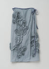 【7/22 10時発売】Cotton Organza Frill Wrapped Skirt