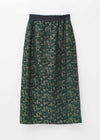 【10月中旬お届け予定】Wool Lurex Flower Jacquard Skirt