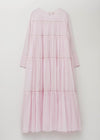 Cotton Voile Tiered Maxi Dress