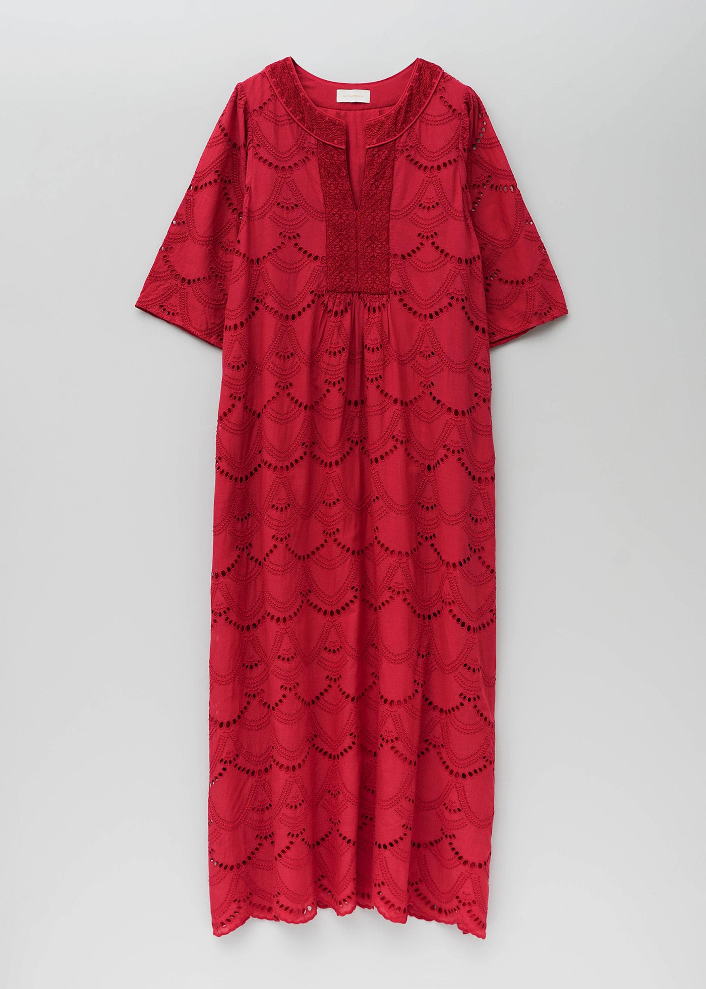 Cotton Voile Dot Hemla Dress
