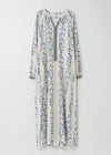 Crimp Cotton Bergamot Print Dress