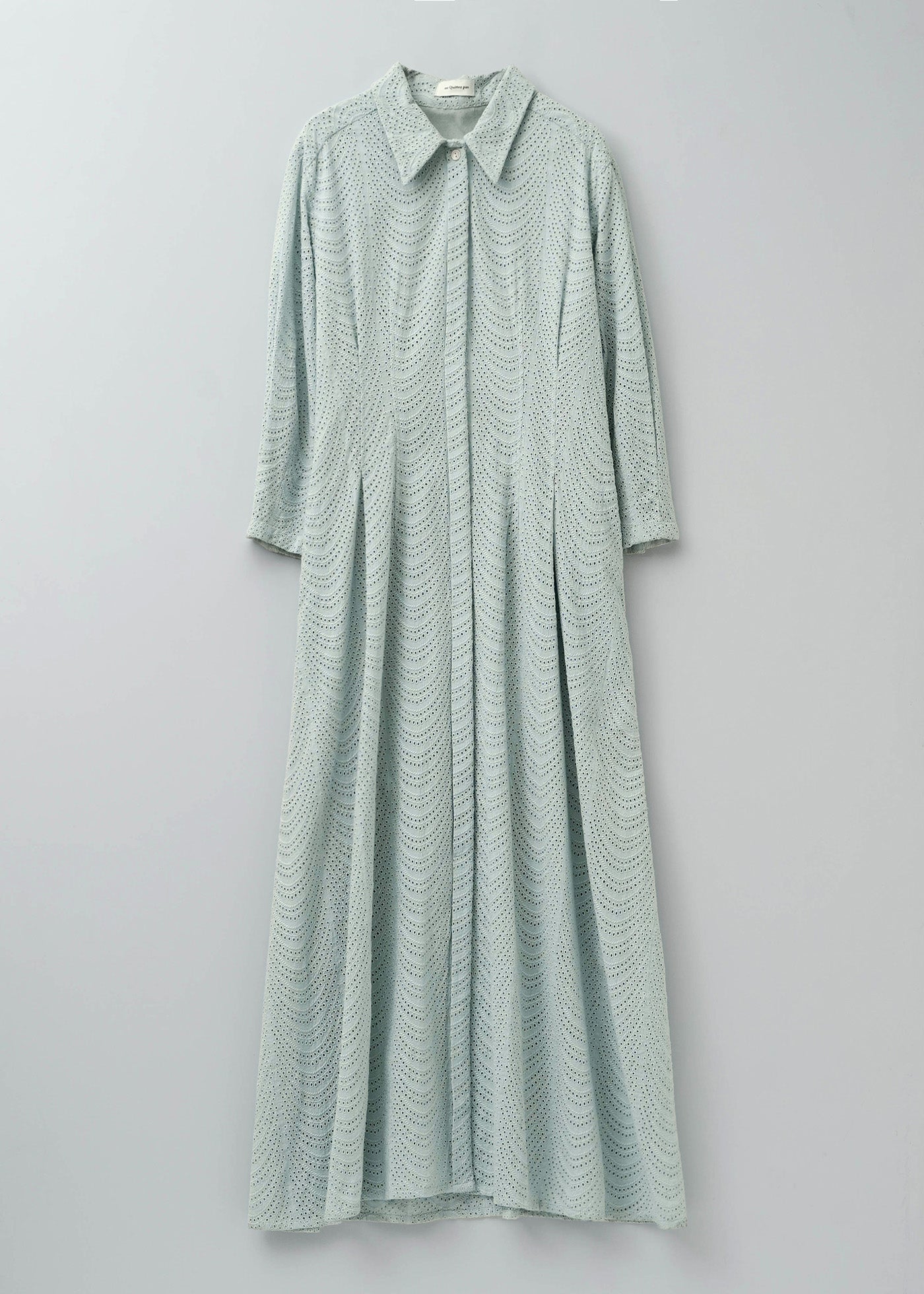 【2/18 10時発売】Cotton Voile Neem Cifre Embroidery Shirts Dress