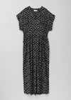 【7/8 10時発売】Poplin Print Tuck Dress