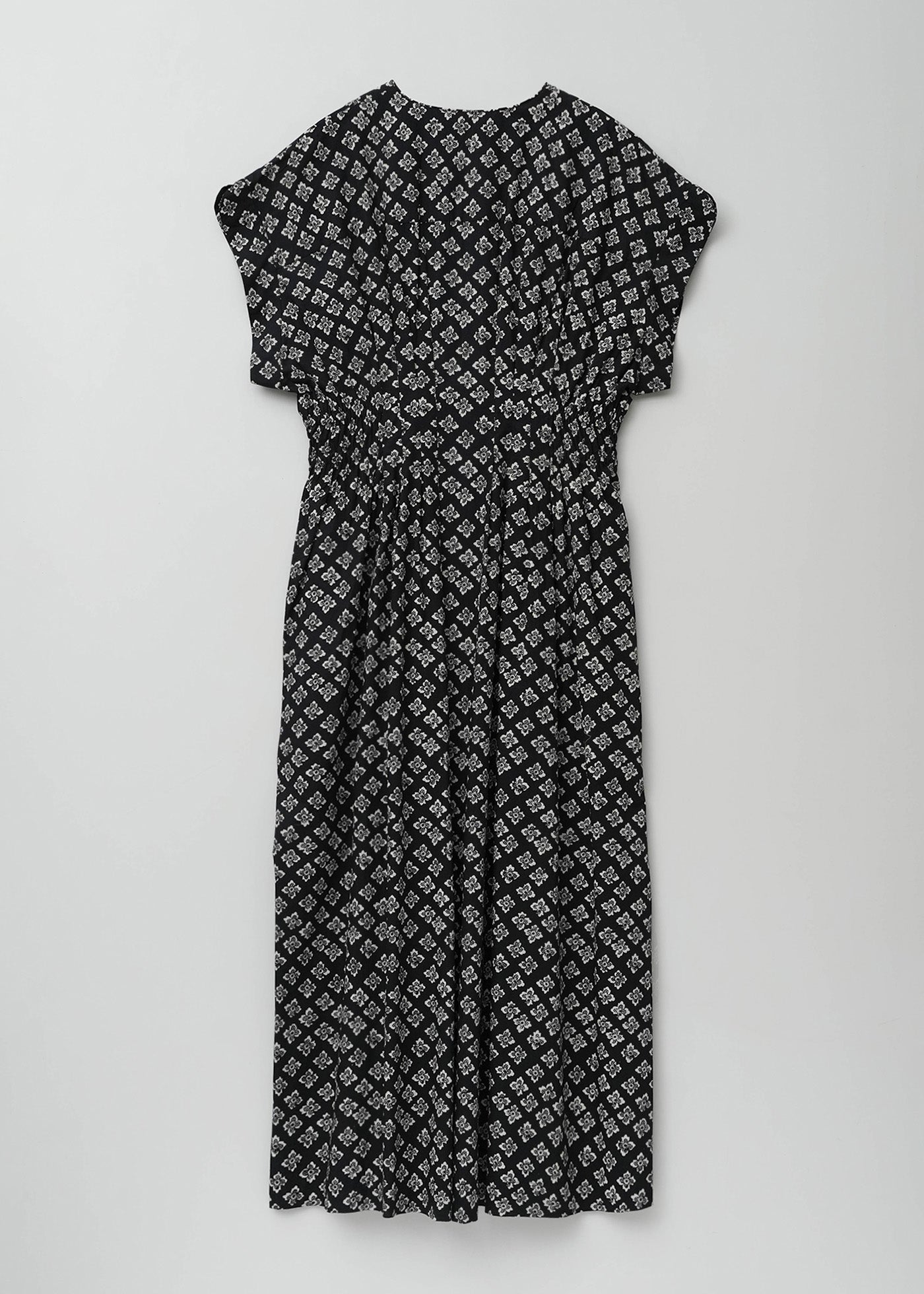 【7/8 10時発売】Poplin Print Tuck Dress