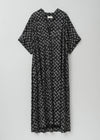 【7/8 10時発売】Poplin Print Big Shirts Dress