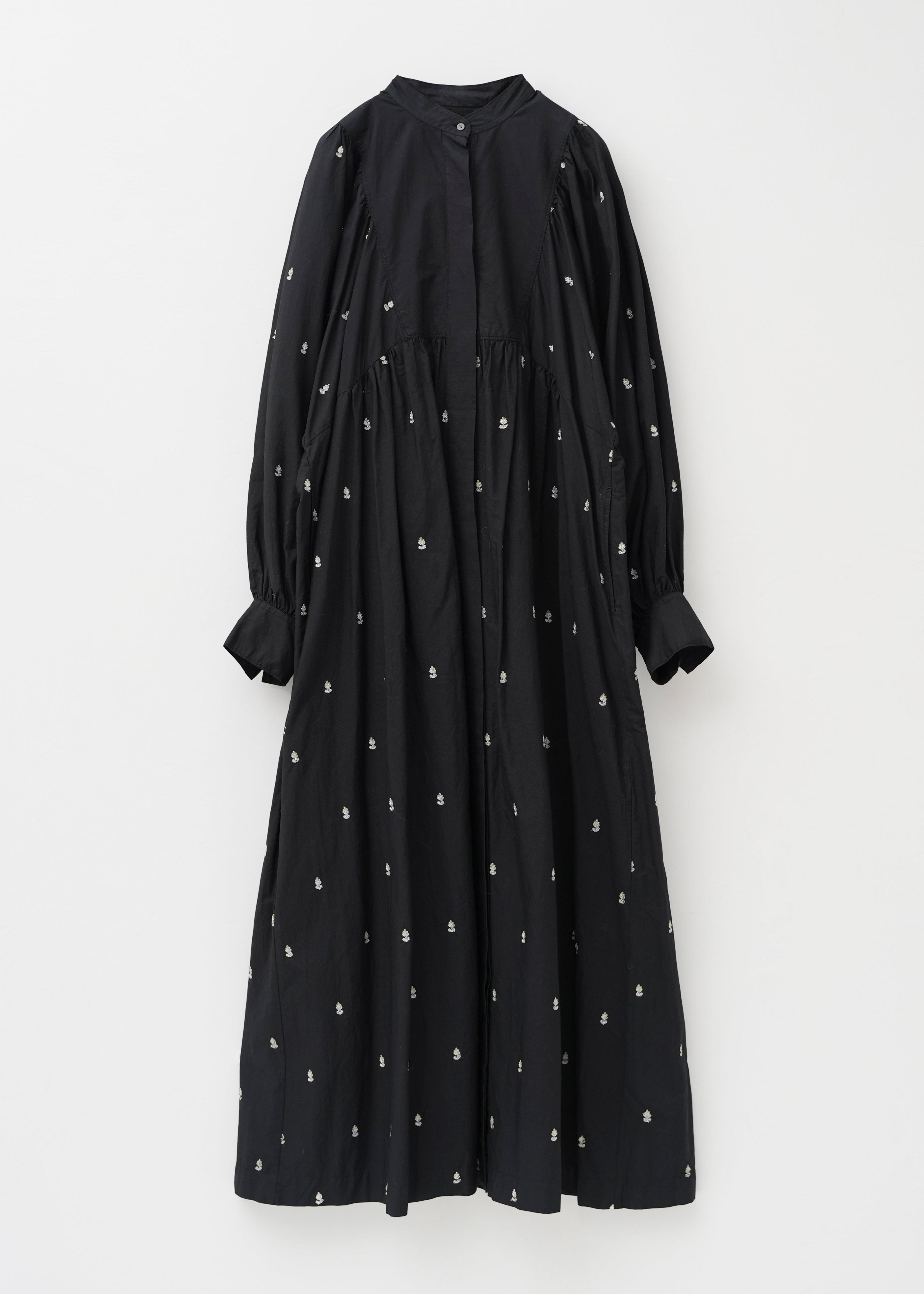 【9/2 10時発売】Fine Poplin Bindi Gather Shirts Dress