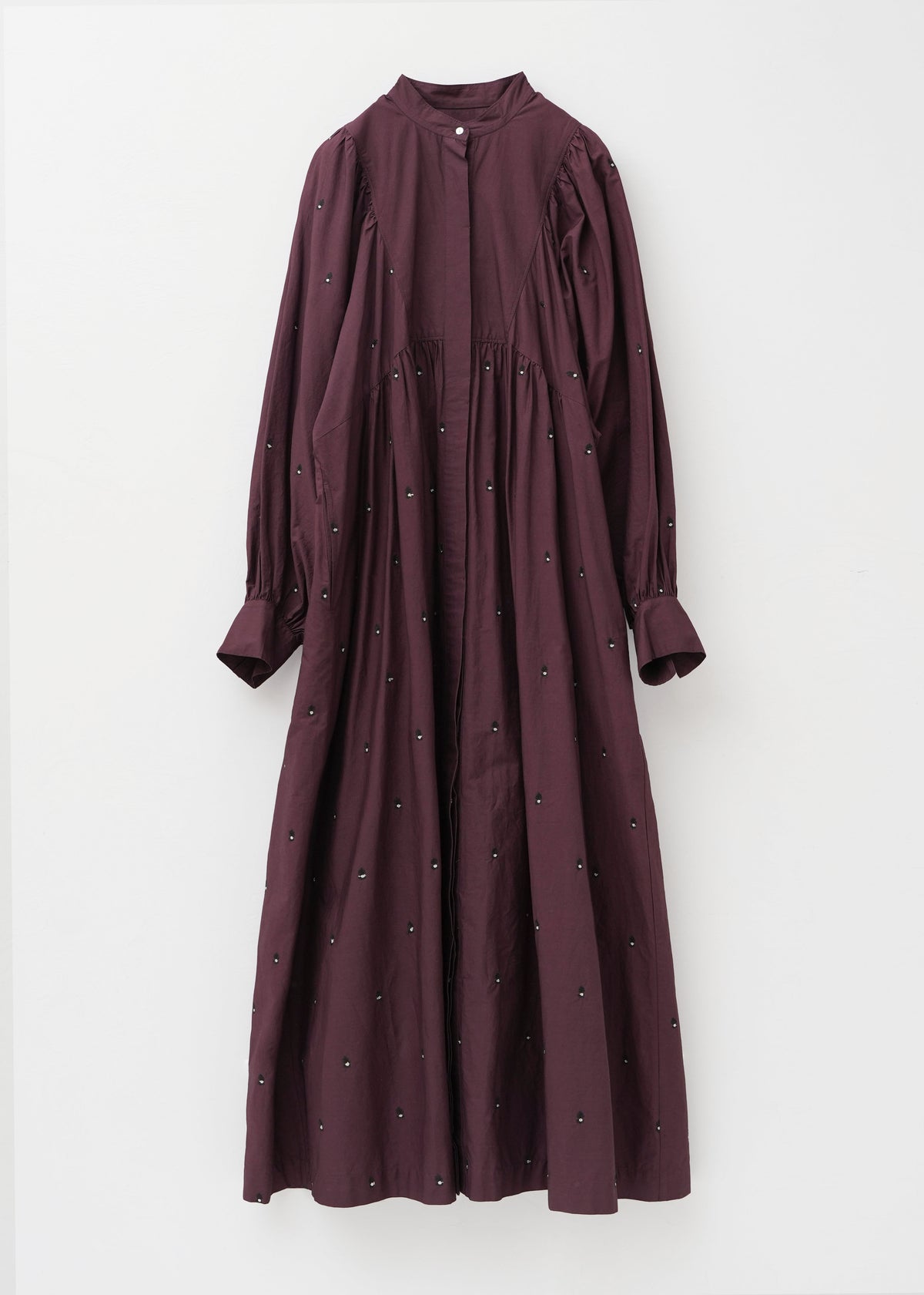 Fine Poplin Bindi Gather Shirts Dress