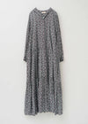 【9/2 10時発売】Shantoon Botanical Tile Print Tiered Dress
