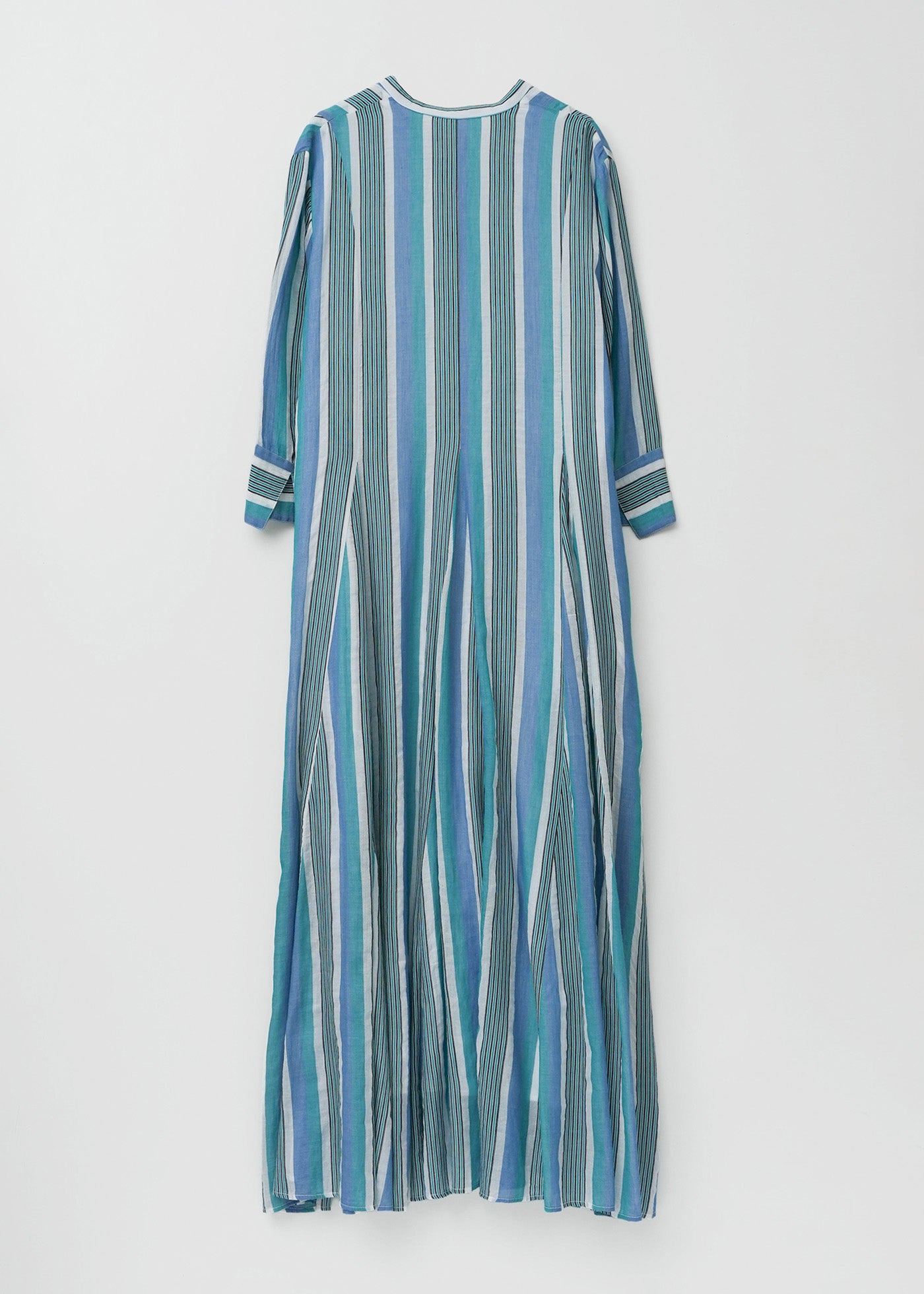 【7/8 10時発売】Cotton Voile Stripe Panel Dress