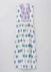 【3/4 10時発売】Cotton Jacquard Iberis Print Embroidery Sleeveless Dress