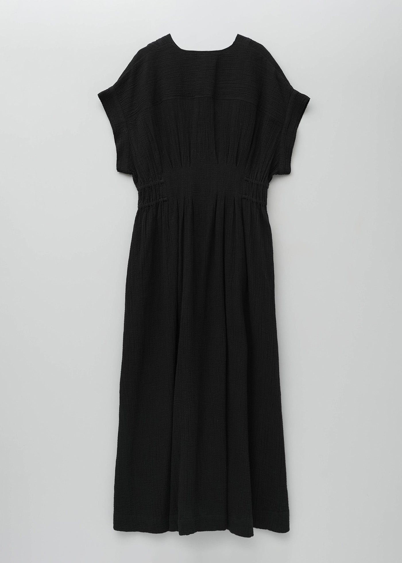 Cotton Double Gauze Tuck Dress
