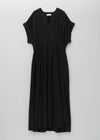 Cotton Double Gauze Tuck Dress