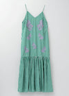 Cotton Poplin Mimosa Embroidery Cami Dress