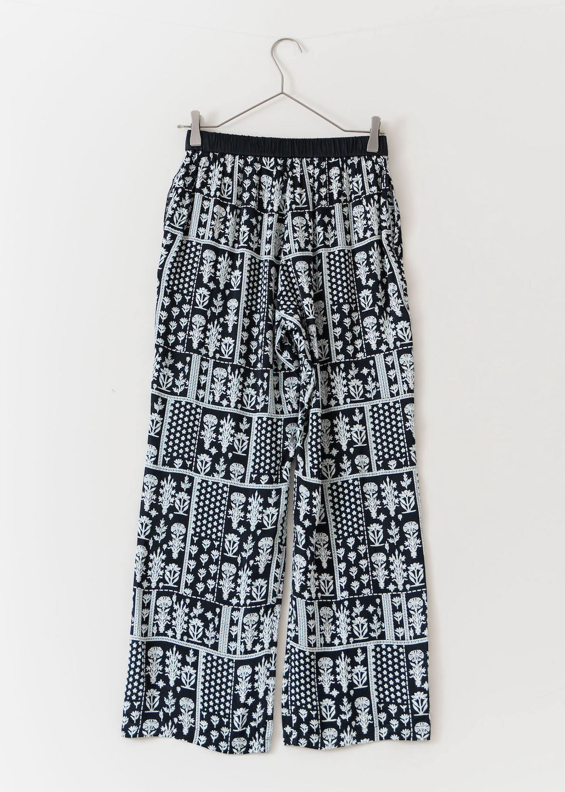 Modal Satin Patch Work Print Pants | Pasand by ne Quittez pas