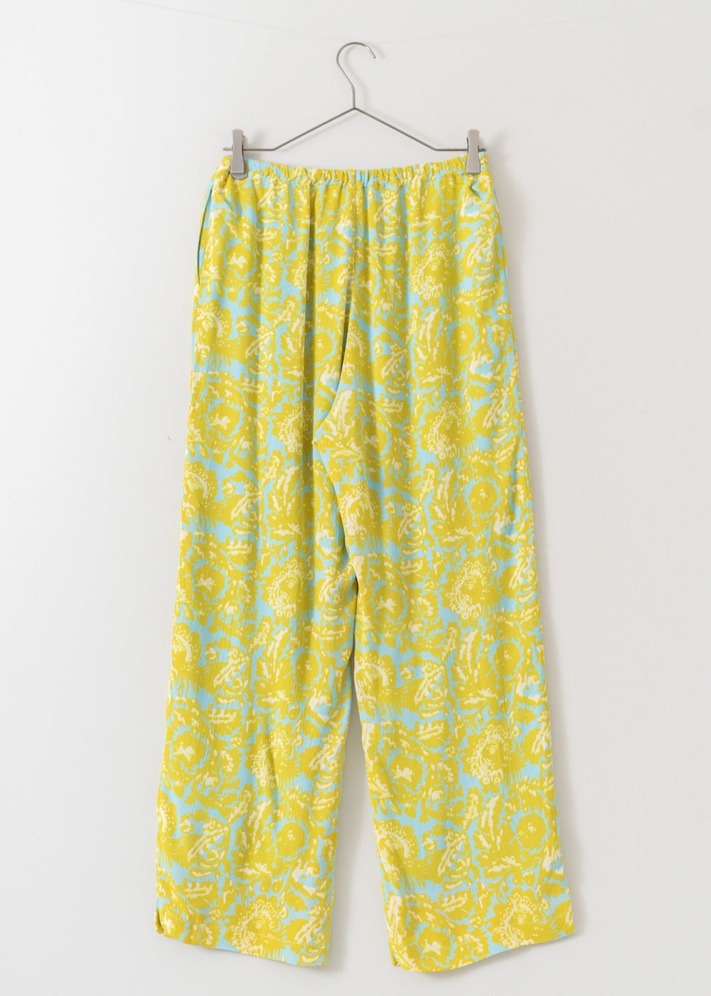 Moss Rayon Botanical Print Pants