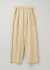 Linen Twill Side Embroidery Pants