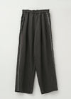 Linen Twill Side Embroidery Pants