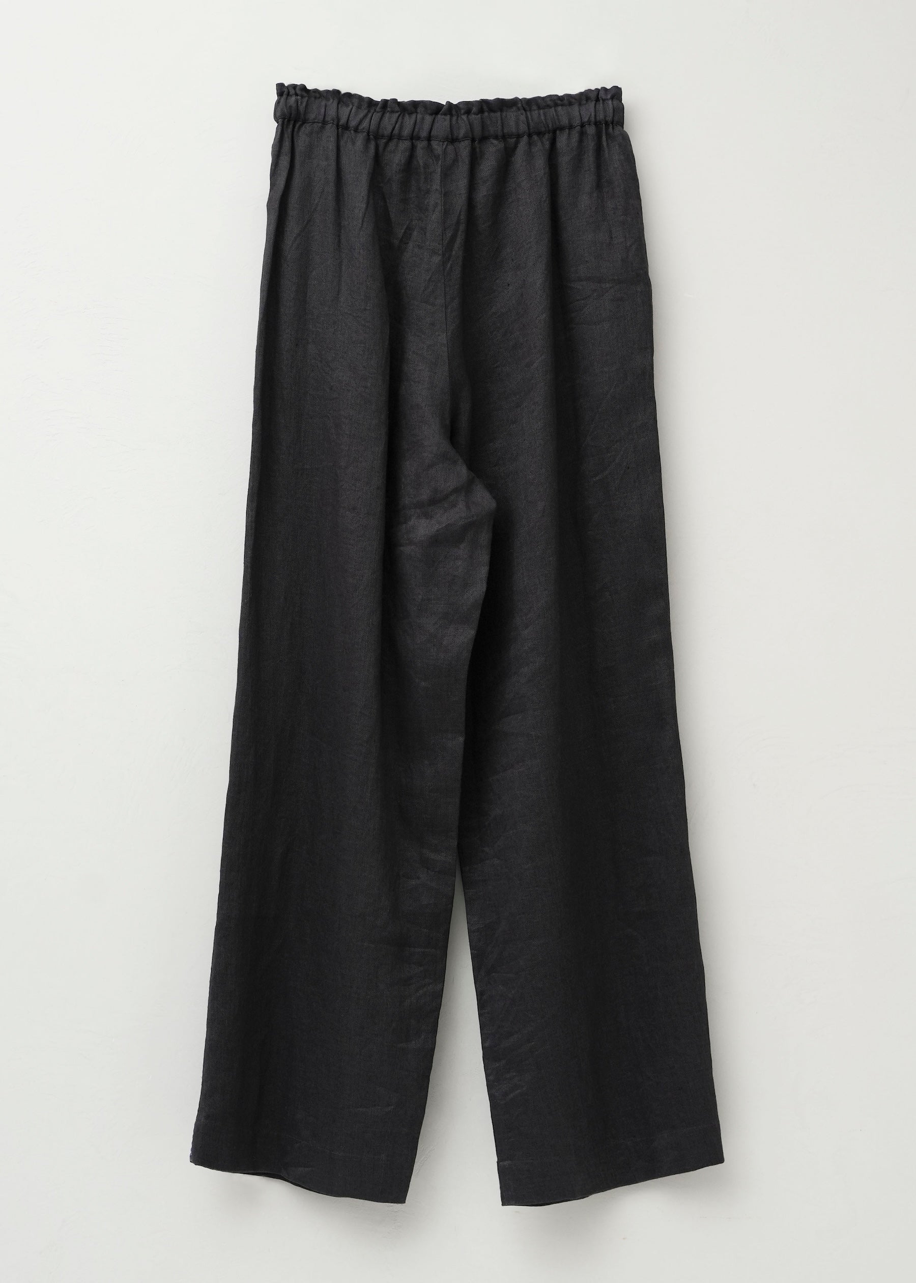 Linen Twill Side Embroidery Pants