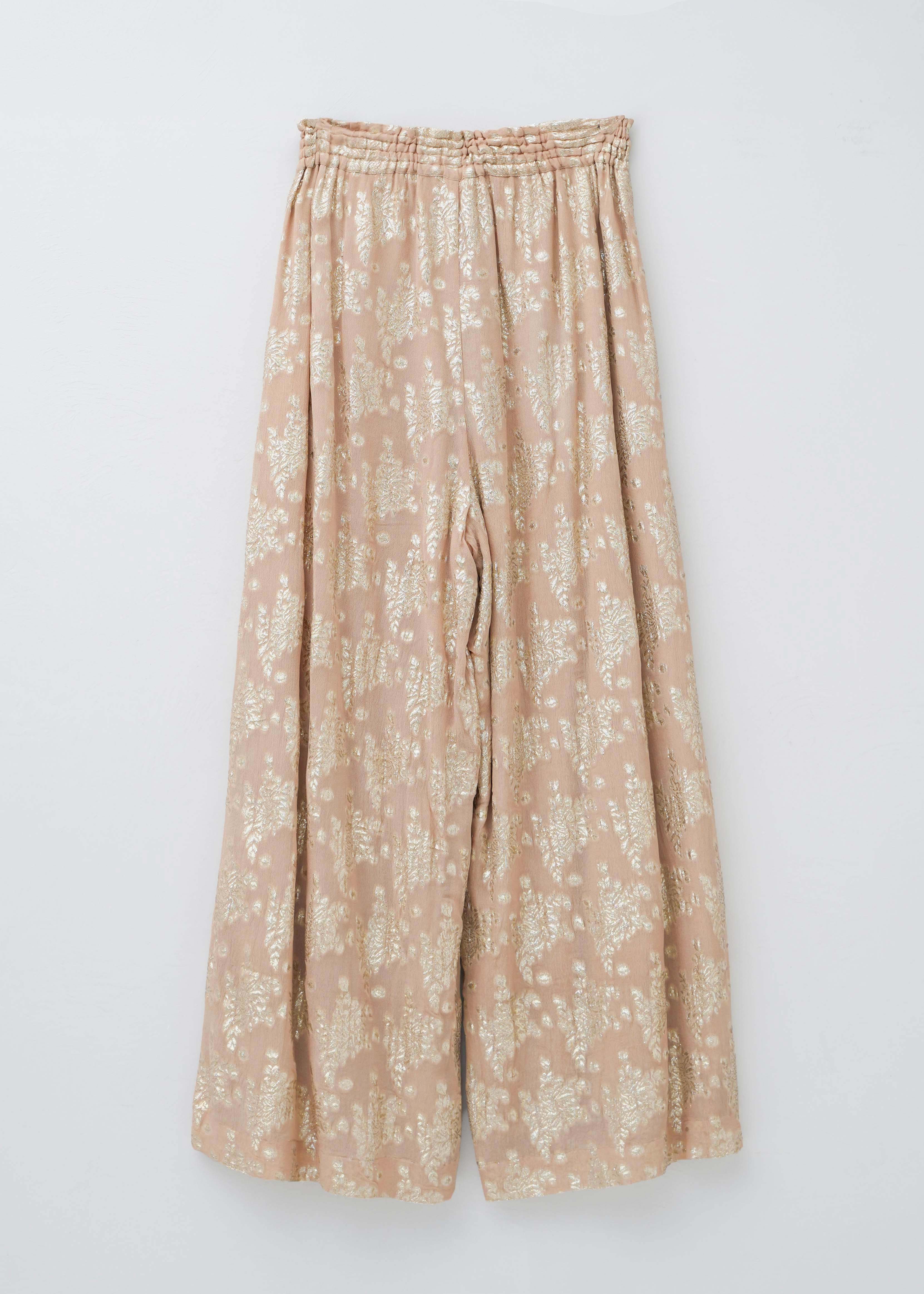 【11月中旬お届け予定】Rayon Georgette Jacquard Pants