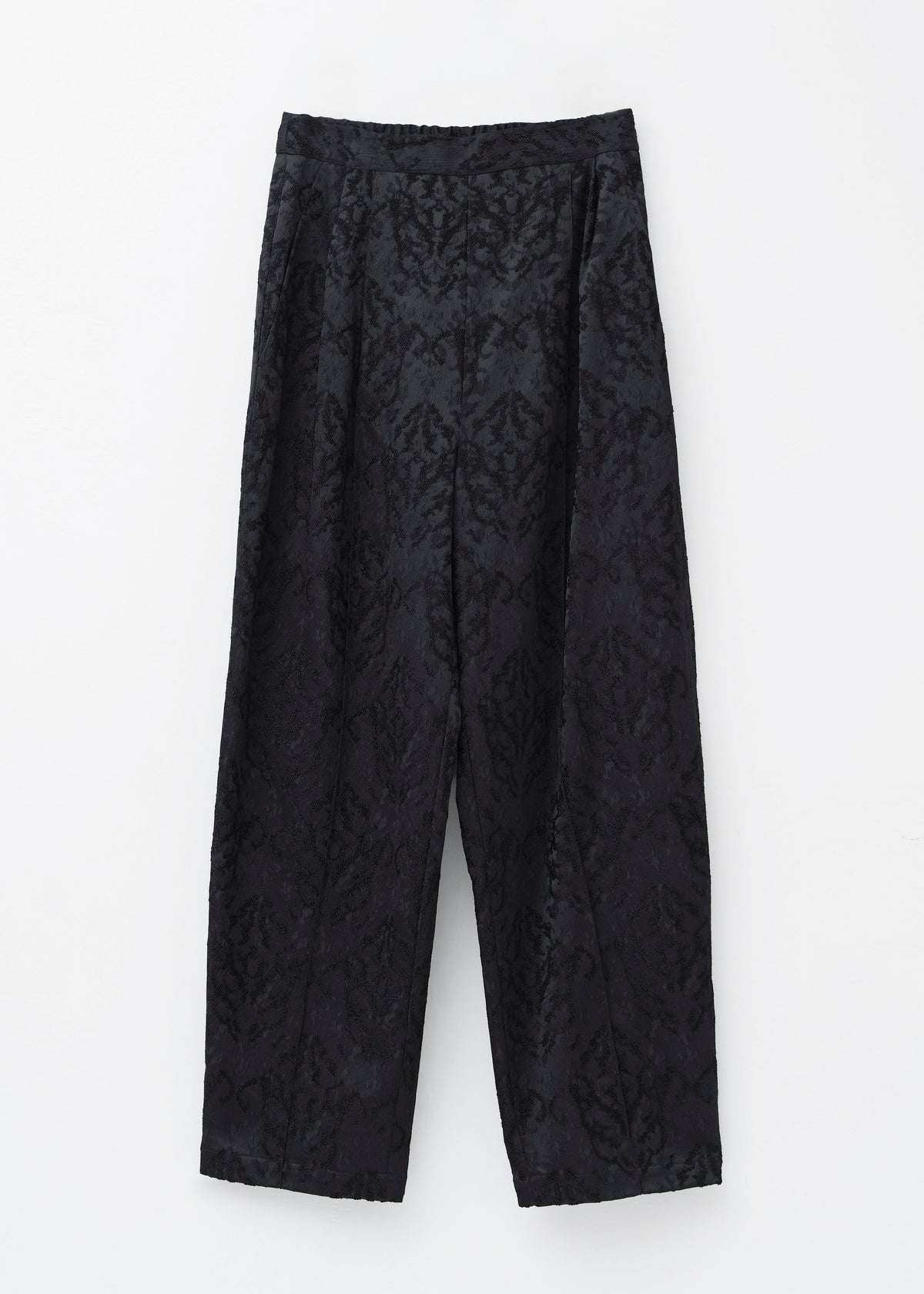 【9/24 10時発売】Arabesque Jacquard Tuck Pants