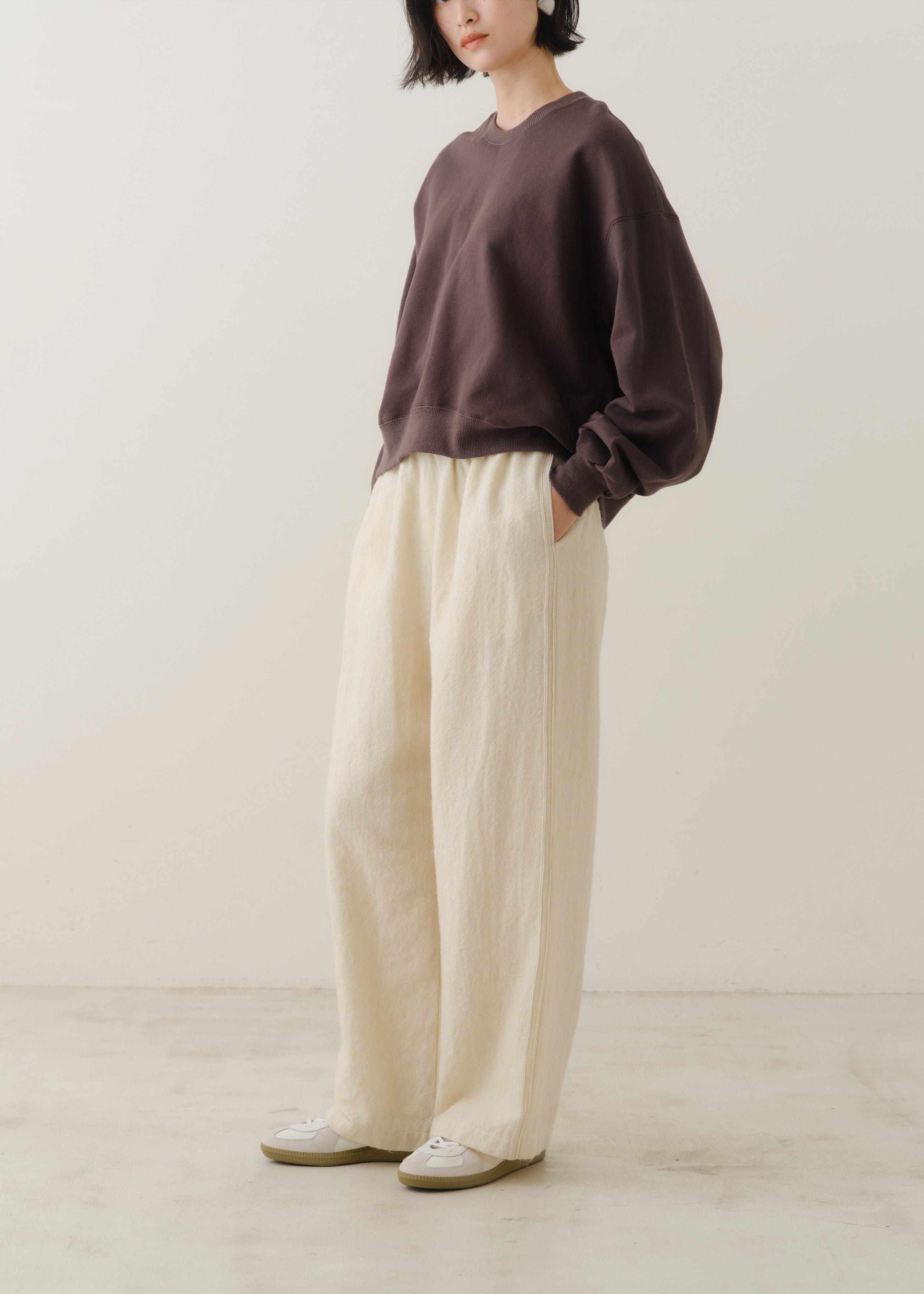 【10月上旬お届け予定】Wool Jacquard Embroidery Pants