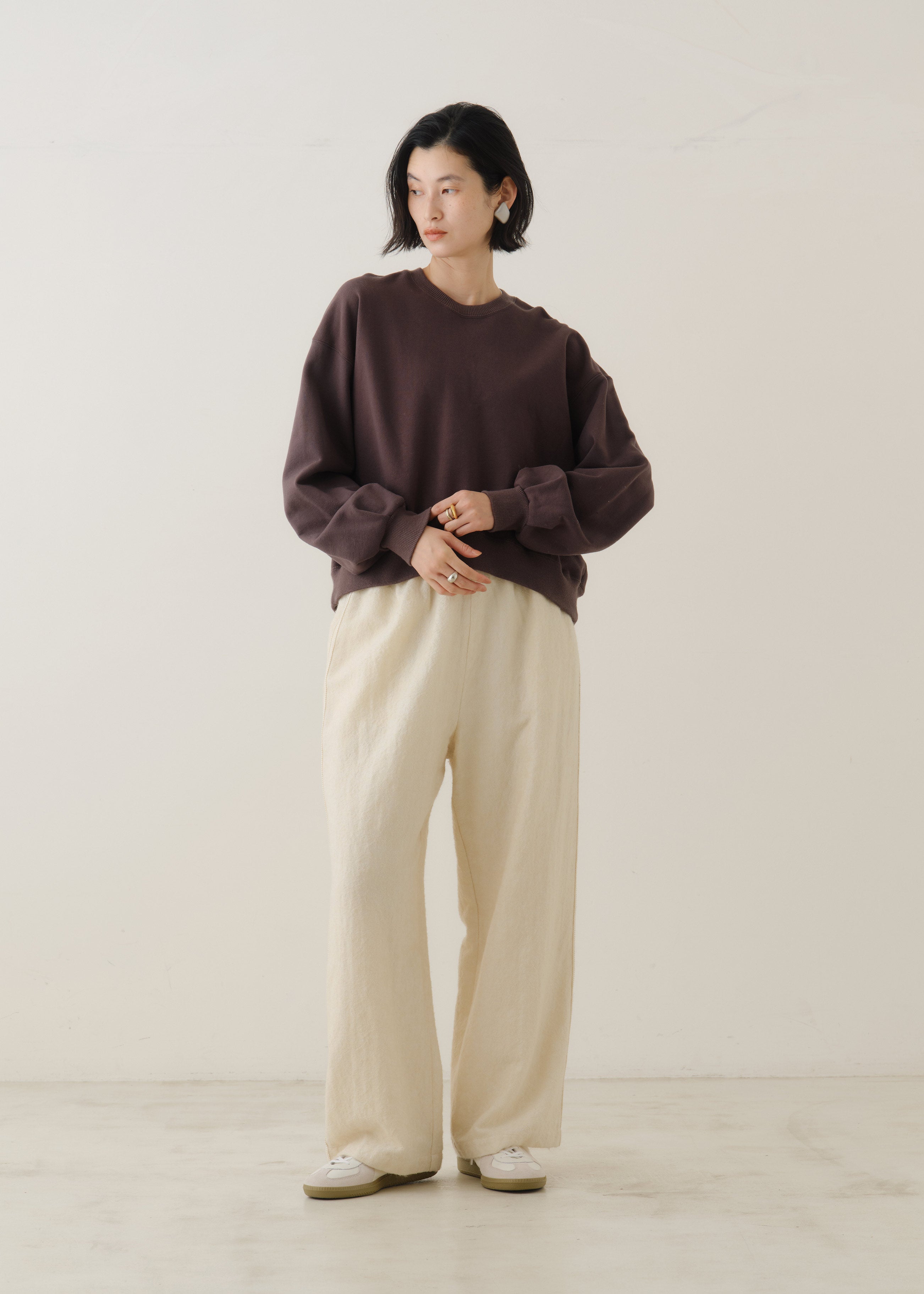 【10月上旬お届け予定】Wool Jacquard Embroidery Pants